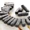 12 Pack: Black Natural Lava Stick Beads, 24mm by Bead Landing™